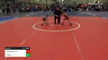 37 lbs 5th Place - Jiovani Rodriguez, Sunnyside Little Grapplers vs Leif Mills, White River Wrestling Club