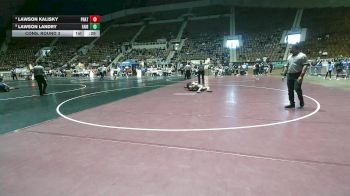 7A 157 lbs Cons. Round 3 - Lawson Kalisky, Prattville vs Lawson Landry, Fairhope