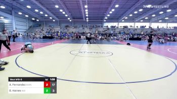 138 lbs Rr Rnd 3 - Anthony Fernandez, Smittys Barn vs Braden Haines, Indiana Outlaws White