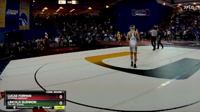 106 lbs Cons. Round 1 - Lincoln Glennon, The Hill School vs Lucas Forman, Wyoming Seminary