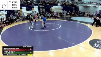 130 lbs. Cons. Round 2 - Natalie Biehn, Olathe Northwest vs Zetalyn Mansapit, Waynesville