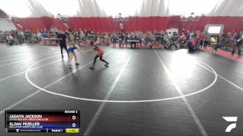 95 lbs Round 2 - Jasaiya Jackson, Little Red Hot Wrestling Club vs Sloan Mueller, Mollitium Wrestling Club