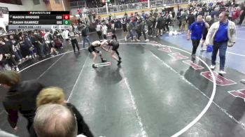 157 lbs Cons. Round 4 - Isaiah Ramirez, University vs Mason Bridges, Cheney