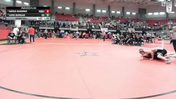 157 lbs Semifinal - Luke Burgar, Southlake Carroll vs Diego Ramirez, El Paso Pebble Hills