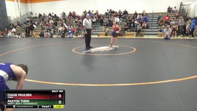 B-16 lbs Cons. Semi - Paxton Thein, North Liberty Thunderbolts vs Chase Paulsen, LMWC