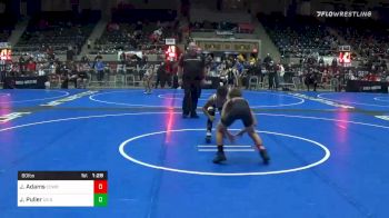 80 lbs Quarterfinal - Jaedan Adams, Cowboy WC vs Josiah Puller, US Strong