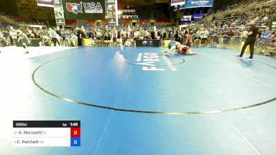 285 lbs Rnd Of 32 - Kaz Morosetti, RI vs Corban Patchett, WA