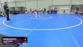 190 lbs Placement Matches (8 Team) - Cambree Anderson, North Dakota vs Sophia Sharp, Virginia