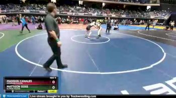 5A - 128 lbs Semifinal - Madison Canales, Richmond Foster vs Mattison Goss, El Paso Austin