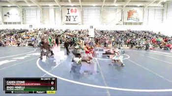 50 lbs Quarterfinal - Enzo Minelli, Minisink Wrestling vs Caden Stone, Panthers Wrestling Club (Pittsford)