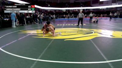 150 lbs Cons. Semi - Oliver Cass, Ridgevue vs Andrae Ramirez, Meridian