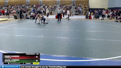 125 lbs Cons. Round 2 - Mario Rameriz, Harper CC vs Gavin Lambert, Southwest State