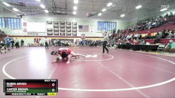 215 lbs Semifinal - Ruben Arvizu, OZARK vs Carter Brown, LAFAYETTE-Wildwood