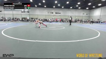85 lbs Rr Rnd 2 - Ryder Taylor, Untouchables Girls Black vs Hattie Foust, Shelton Wrestling Academy K-6