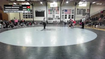 190 lbs 1st Place Match - Kaleigh Mehrkens, Mackinaw (Deer Creek-M.) vs Karsyn Robinson, Normal (Community West)