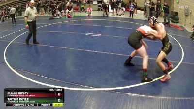 145 lbs Semifinal - Elijah Ripley, Legends Of Gold Las Vegas vs Taitum Koyle, Champions Wrestling Club