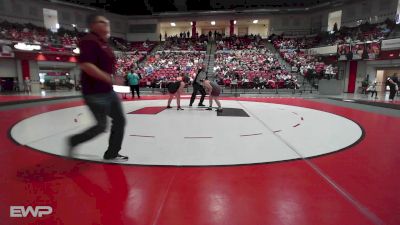 170 lbs Quarterfinal - Lilly Costa, Tulsa Union Girls vs Madalye 'Mady' Nida, Perry Girls Wrestling Club