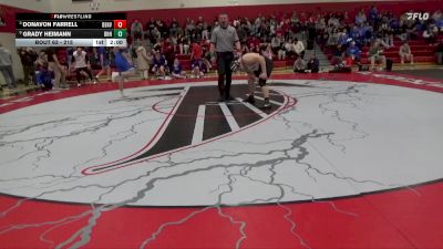 215 lbs Quarterfinal - Donavon Farrell, Denver vs Grady Heimann, Dike-New Hartford