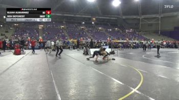 125 lbs Quarters & 1st Wb (16 Team) - Elijah Almarinez, Maryville vs Ben DeForest, UMary