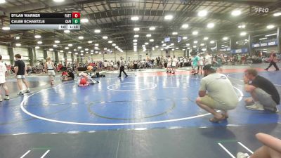 106 lbs Rr Rnd 1 - Dylan Warner, Patton Trained Red - HSB vs Caleb Schaetzle, Capital City Wrestling Club - HSB
