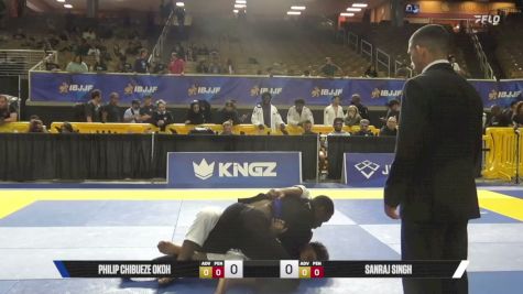 Sanraj Singh vs Philip Chibueze Okoh 2026 Pan Jiu Jitsu IBJJF Championship
