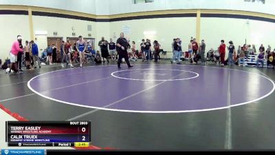 126 lbs Champ. Round 1 - Terry Easley, Warren Wrestling Academy vs Calix Truex, Midwest Xtreme Wrestling