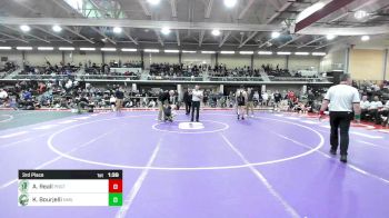 160 lbs 3rd Place - Andrew Reall, Ponaganset vs Khalil Bourjelli, New Milford