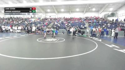 138 lbs Cons. Round 2 - Ledger Hossfeld, Olympus vs Lane Coven, Fruita Monument