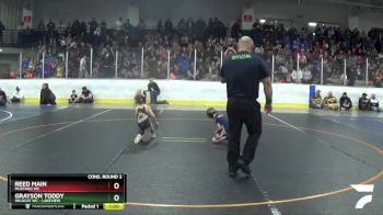 52 lbs Cons. Round 2 - Reed Main, Mustang WC vs Grayson Toddy, Wildcat WC - Lakeview