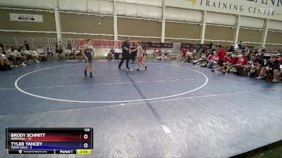 126 lbs Round 3 (8 Team) - Brody Schmitt, Nebraska vs Tyler Yancey, Texas Gold