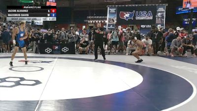 157 lbs Cons. Sub-rd Of 32 - Jacob Alvarez, Illinois vs Maximus Davis, Wisconsin