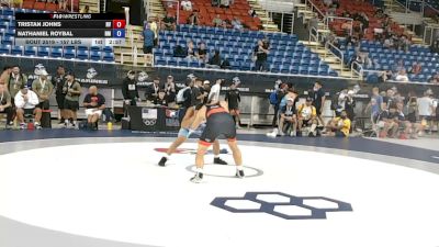 157 lbs Cons. Sub-rd Of 32 - Tristan Johns, Nevada vs Nathaniel Roybal, New Mexico