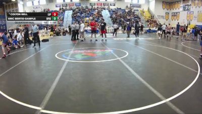 190 lbs Quarterfinal - Colton Bell, LHP vs Eric Bertis-Sample, North Port HIgh School