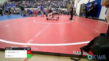 98 lbs Final - Keaton Chernisky, Broken Arrow vs Ryan Noll, Claremore Wrestling Club