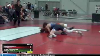 182 lbs Semis & 3rd Wb (16 Team) - Isaiah Morales, California vs Quinlan Morgan, Minnesota Silver