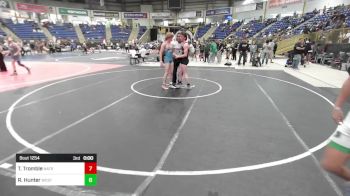 120 lbs Consi Of 8 #2 - Tyler Haneborg, Midwest Destroyers vs Elijah Hernandez, Central HS