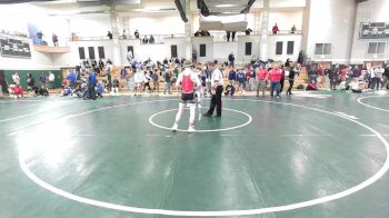 113 lbs 9th Place - Ian Prebble, Hingham vs Owen Kourafas, Quincy