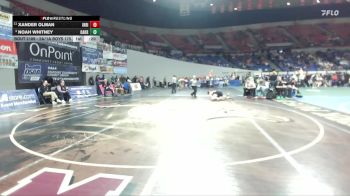 2A/1A Boys 175 Cons. Semi - Xander Olman, Irrigon Boys vs Noah Whitney, Oakridge Boys