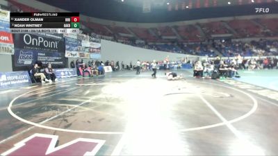 2A/1A Boys 175 Cons. Semi - Xander Olman, Irrigon Boys vs Noah Whitney, Oakridge Boys