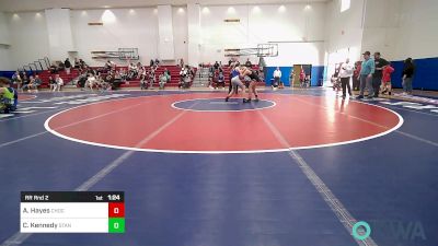 115 lbs Rr Rnd 2 - Ali Hayes, Choctaw Ironman Youth Wrestling vs Charlie Kay Kennedy, Standfast