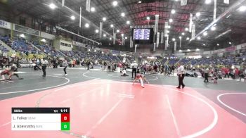 98 lbs Semifinal - Liam Felker, Bear Cave WC vs Jordyn Abernathy, Burlington