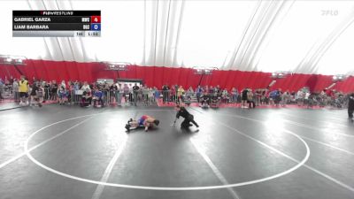 77 lbs Cons. Round 1 - Gabriel Garza, Mukwonago Wrestling Club vs Liam Barbara, BGC