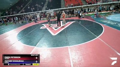 132 lbs Cons. Semi - Owen Peterson, Alaska vs Mayden Kahalehau, Hawaii