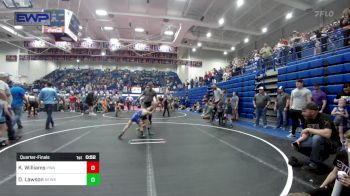 49 lbs Quarterfinal - Knox Williams, Perry Wrestling Academy vs Drew Lawson, Newkirk Takedown Club