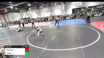 74 lbs Semifinal - Jaxson Bowman, GGB Wrestling vs Bennett Walsh, Ascend Wr Ac