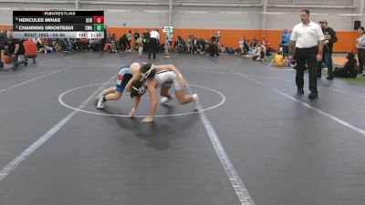 92-96 lbs Quarterfinal - Channing Uriostegui, CP Wrestling Academy vs Hercules Mihas, Scrapyard