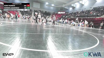 61 lbs Consi Of 8 #2 - Koen Thurman, Sperry Wrestling Club vs Konnor Lazarowicz, Coweta Tiger Wrestling