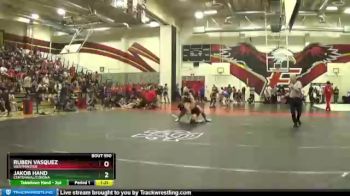 182 lbs Semifinal - Ruben Vasquez, Westminster vs Jakob Hand, Centennial/Corona