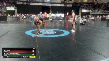 4A 107 lbs Champ. Round 1 - CJ Saiz, Aztec vs Damian Talavera, Taos