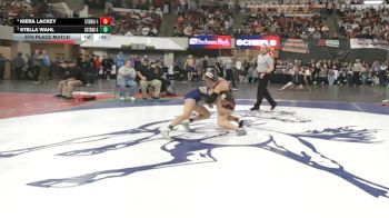 G - 135 lbs 5th Place Match - Stella Wahl, Cut Bank (Girls) vs Kiera Lackey, Flathead (Kalispell) (Girls)